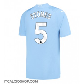 Manchester City John Stones #5 Prima Maglia 2023-24 Manica Corta